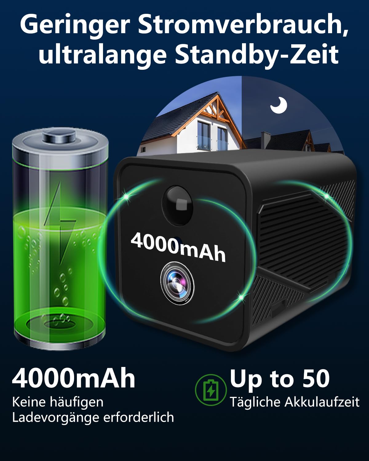 Mini Camera Wireless, Bextgoo 4K Spy Camera with Superior 940nm Night