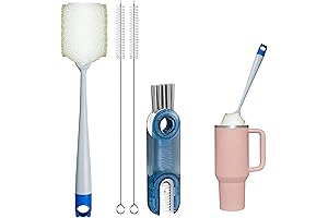 4 Pack Water Bottle Cleaner Brush Kit for Stanley