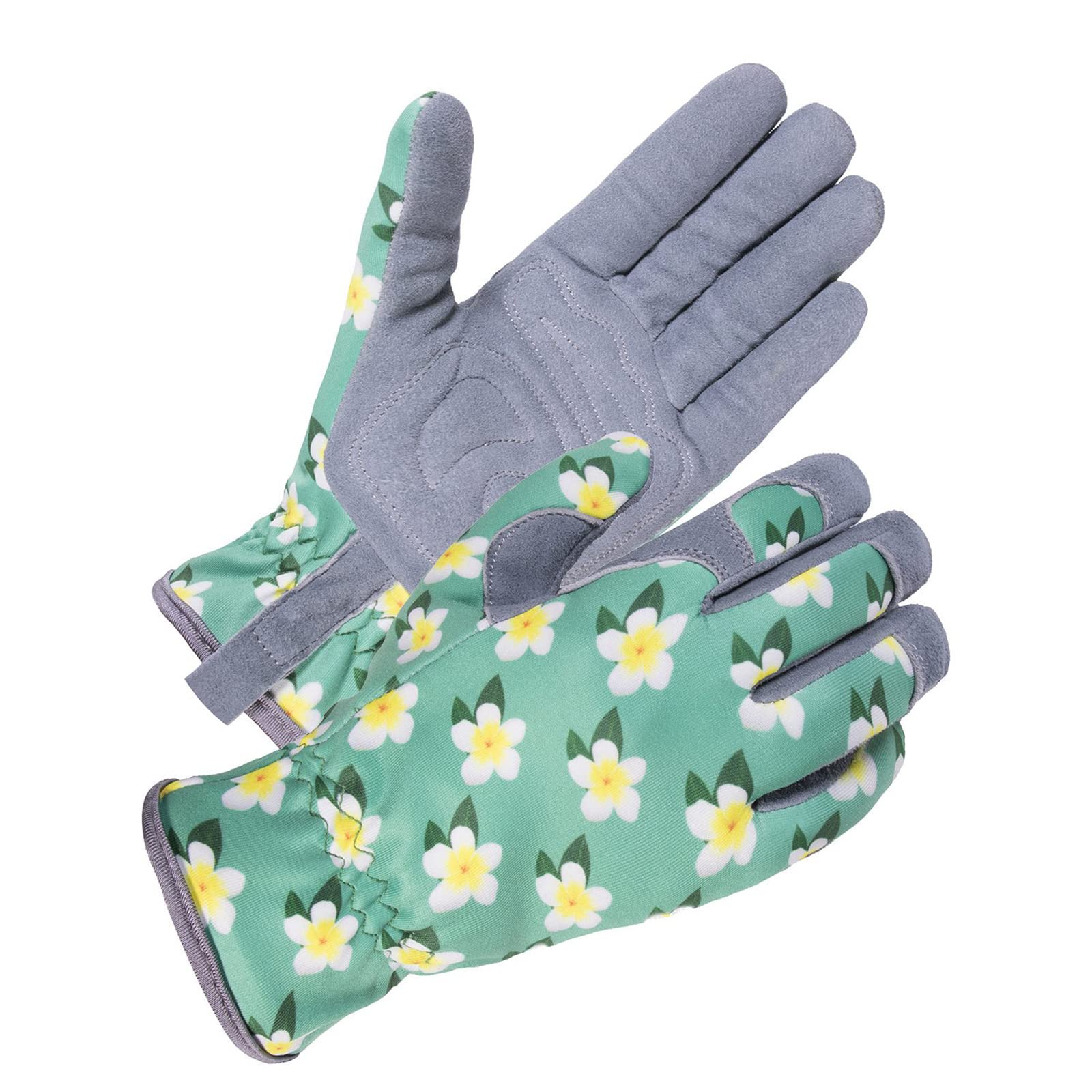 Gants de Jardinage Imprimé Floral pour Femme Gants de Travail en Cachemire Antidérapants Plantation Gants de Jardin pour Le Jardinage Extérieur Polyvalent