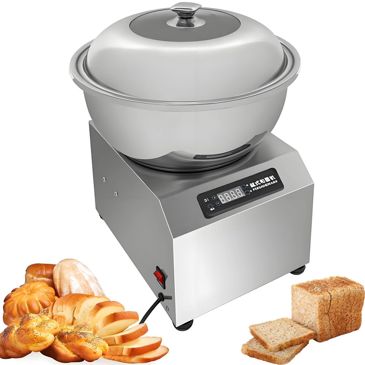 Impastatrice commerciale, impastatrice in acciaio inossidabile da 2200 W 5KG