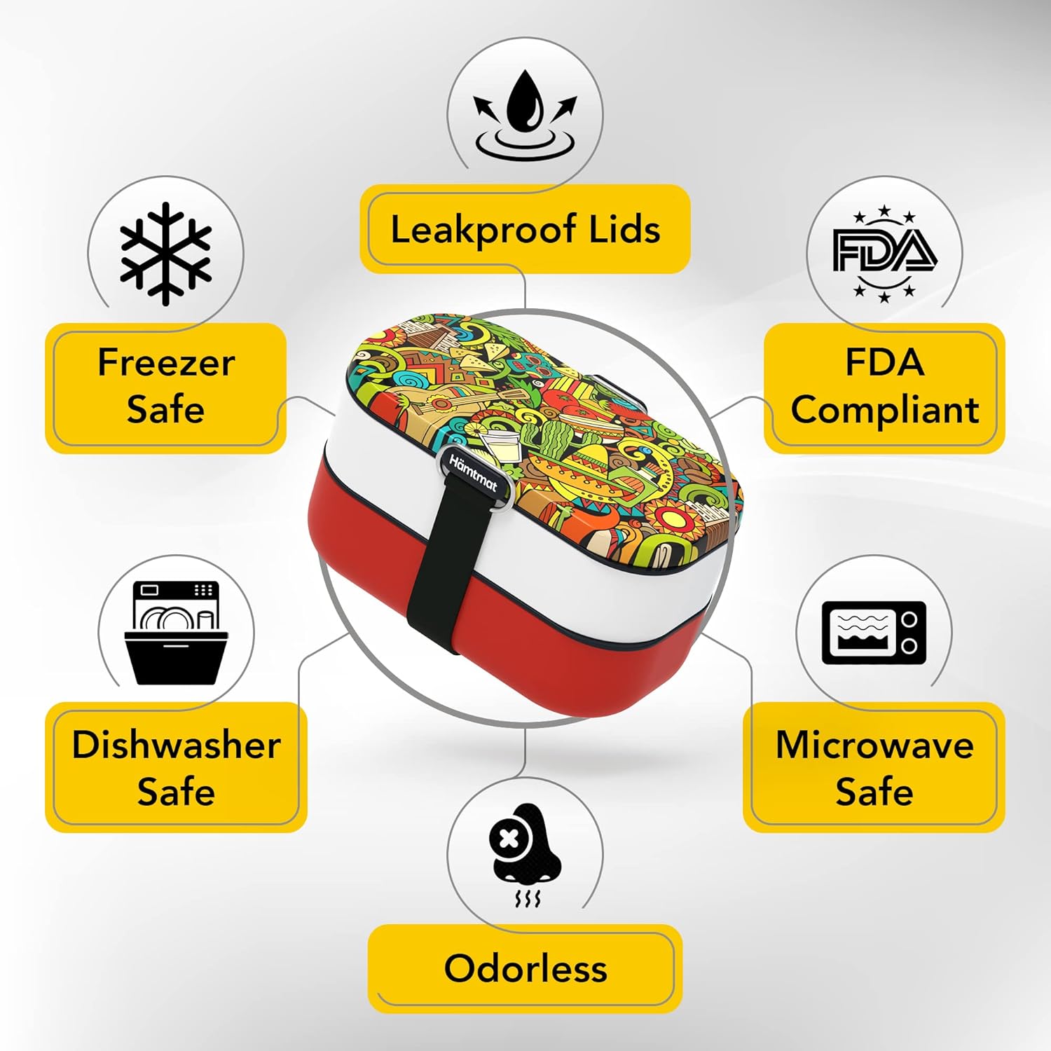 Lunchtime Bundle Bento Lunch Box & FELT Insulated Lunch Box - Designed to perfectly complement each other