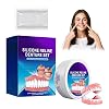 Silicone Dentures Full Mouth,Comfortable False Teeth Set,Silicone Dentures Teeth Top and Bottom,Temporary Missing Tooth Replacement Kit for No Teeth Women & Men