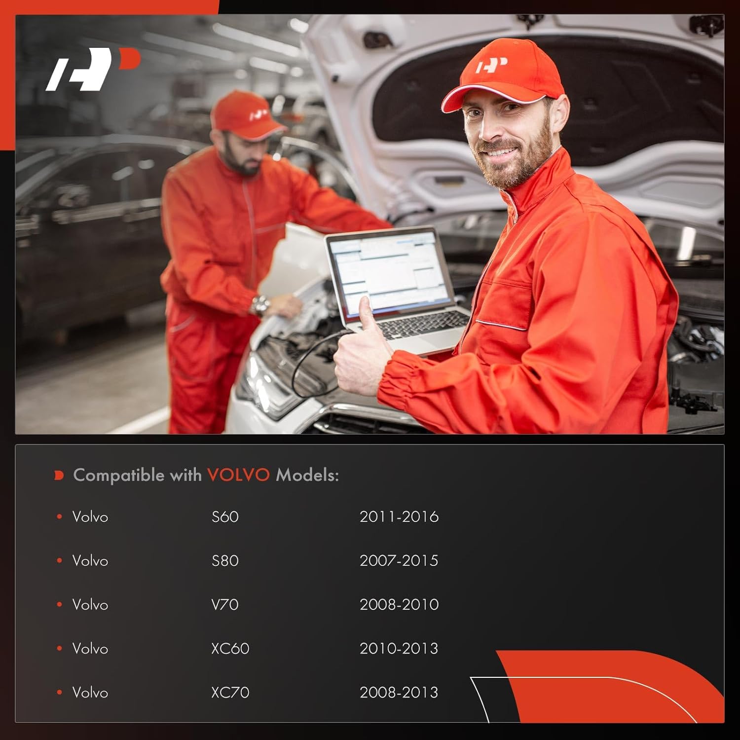 A-Premium Cooling Fan Control Module Compatible with Volvo S60 2011-2016, S80 2007-2015, V70 2008-2010, XC60 2010-2013, XC70 2008-2013, Replace # 940009402