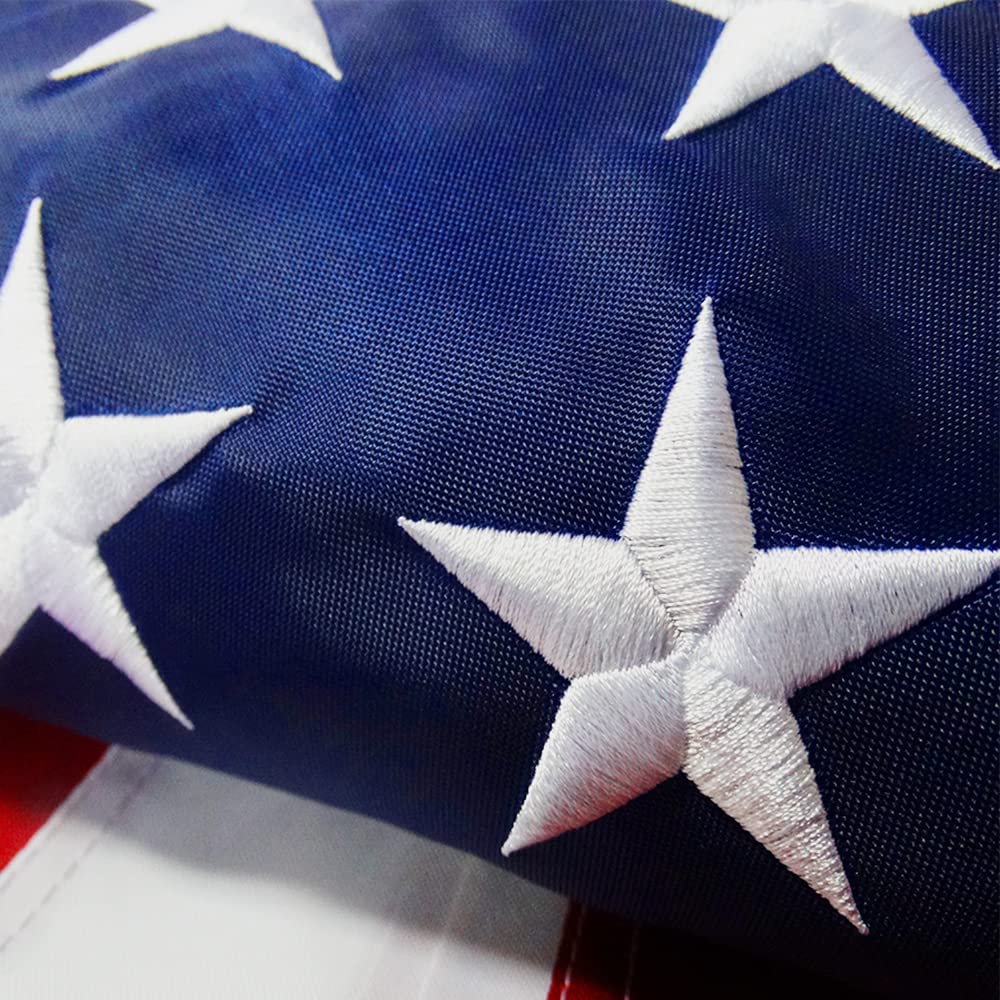AZ FLAG, United States Flag Premium, 3x5 Ft, Embroidered Stars, Sewn Stripes, For Outdoor, USA, US - Image 2
