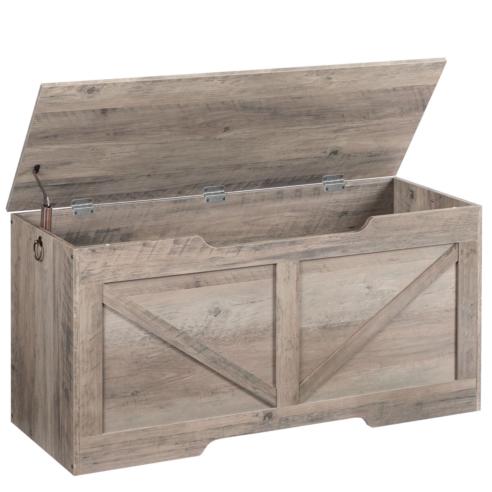 HOOBRO Greige Storage Bench