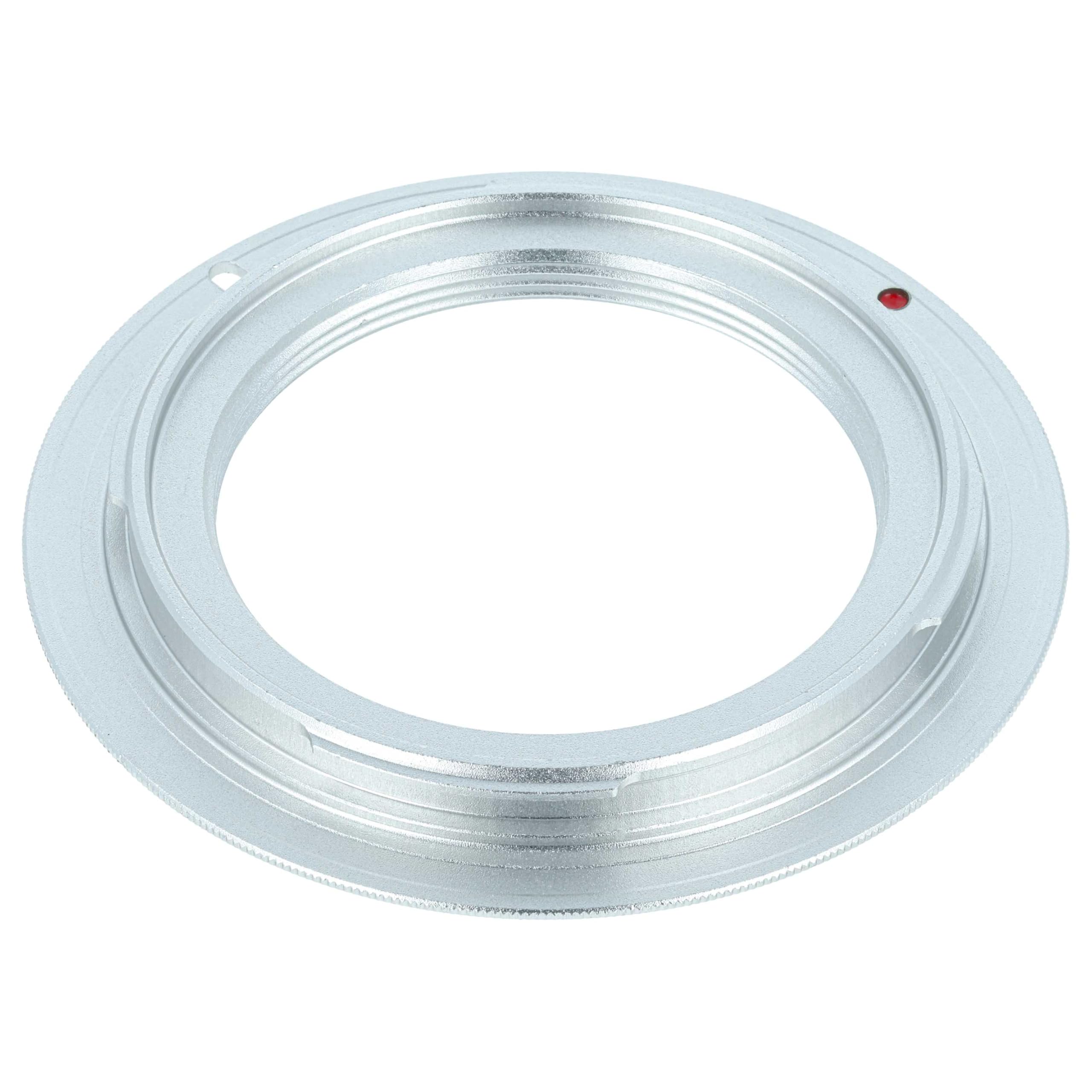 vhbw Bague d'adaptation Compatible avec Nikon Z30, Z50, Z50 II, Z6 II, Z5 II, Z6 III, Z7, Z7 II, Z6, Z5 - Monture Z vers objectifs M42 argenté