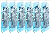 Vista 15 de TAILI Bolsas colgantes de almacenamiento al vacío, bolsas para ahorrar espacio para ropa, 4 paquetes de 53 x 27.6 pulgadas, bolsa de almacenamiento