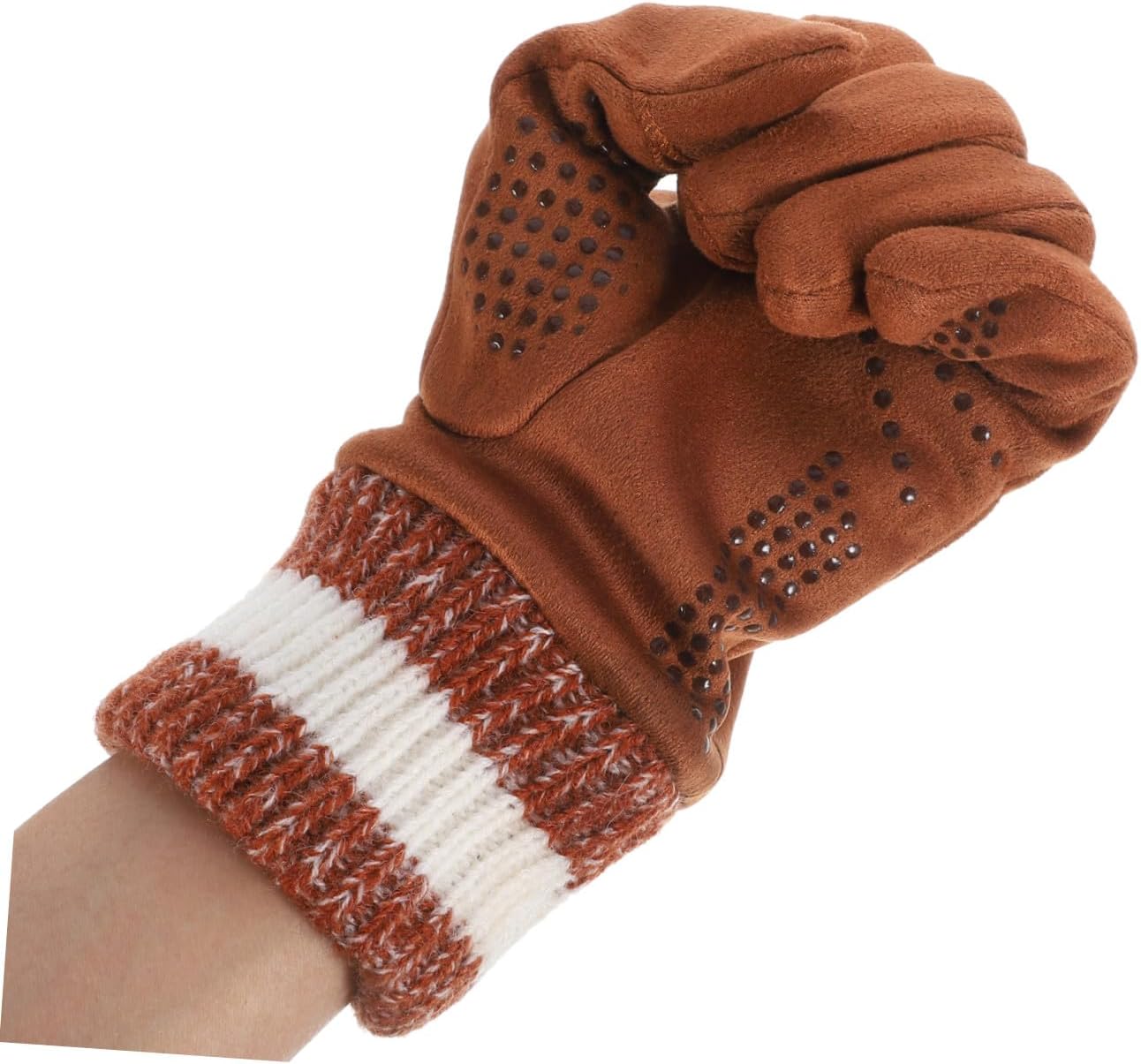 Toyvian Touchscreen Winter Gloves for Men and Women Warm Fleece Lined Windproof Protective Gloves for Outdoor Cycling and Running