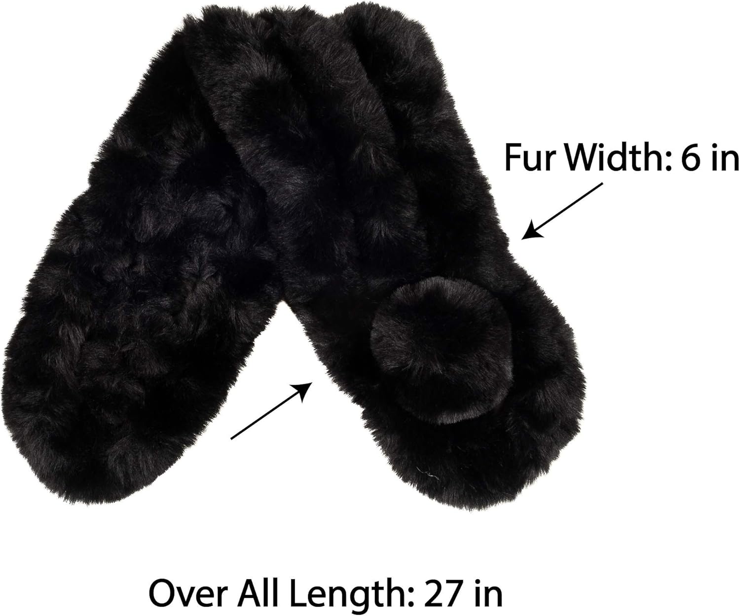 Fur Collar Scarf for Women Faux Fur Scarves Neck Shrug for Spring Fall Winter Coat Dress - Image 6