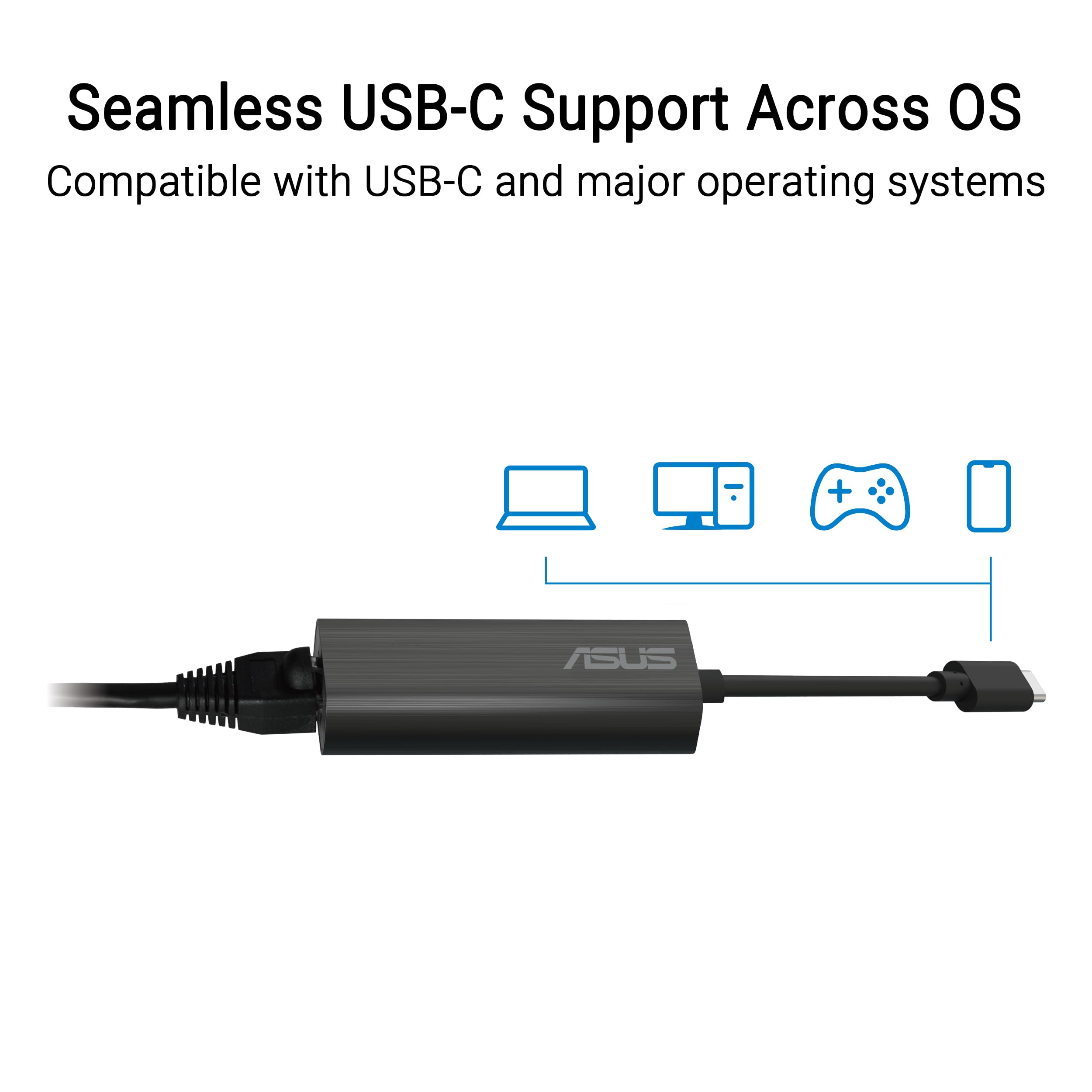 ASUS USB-C2500 V2 USB-C 2.5G Ethernet Adapter: Amazon.de: Computer