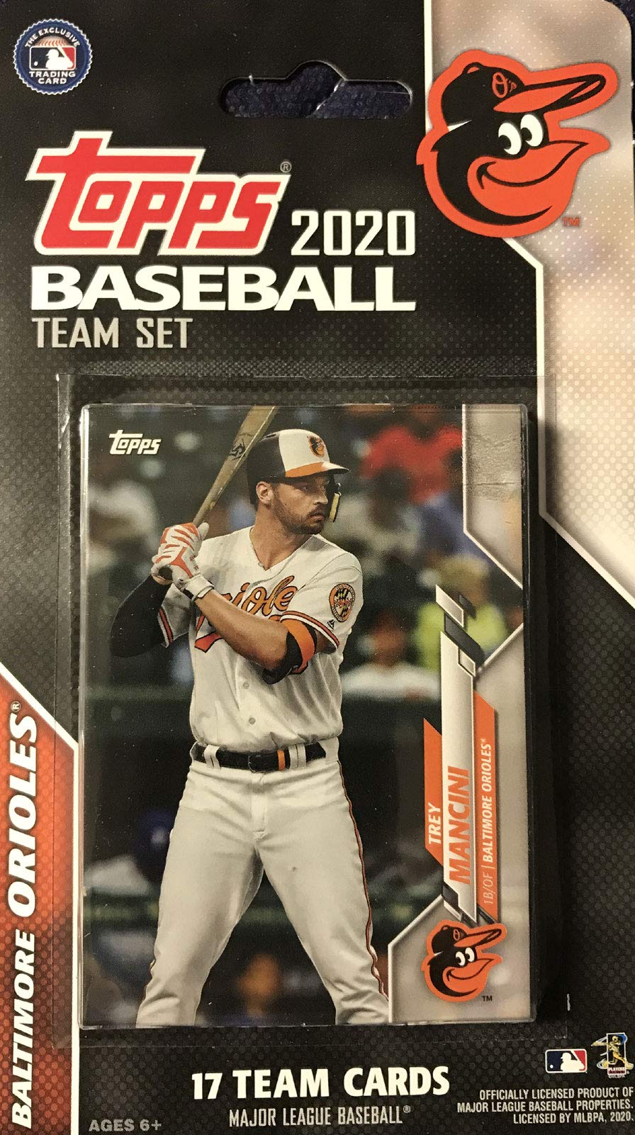 Baltimore Orioles 2020 Topps Baseball Factory Sealed Special Edition 17 Card Team Set with Chris Davis and Trey Mancini Plus