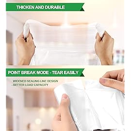 FORID Clear Trash Bags, 8 Gallon Garbage Bags, Wastebasket Bin Liners 110 Count Plastic Trash Bags for Bathroom Bedroom Office Garbage Can 30 Liters - Durable & Thick Trash Bag - Medium