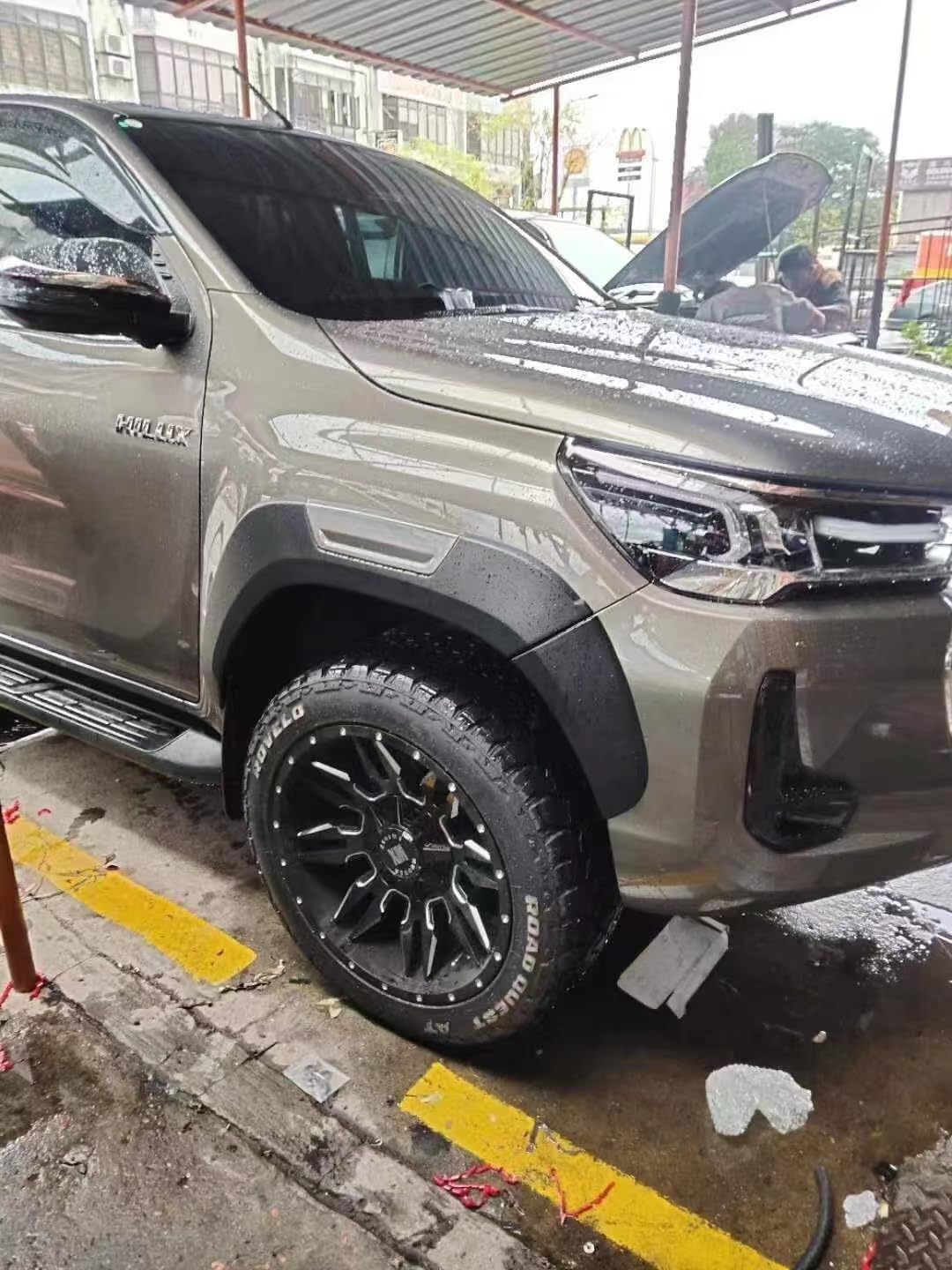 Mabett Fender Flares Fits for Toyota Hilux Revo 2015-2026 Front and Rear Wheel Eyebrow 6PCS Fender Trim