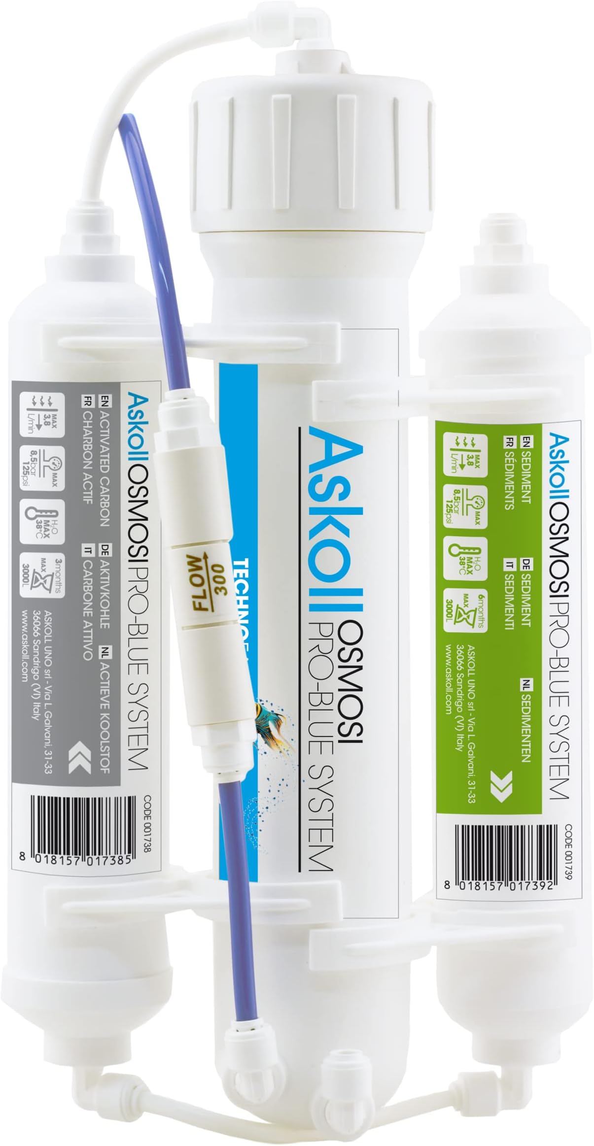 Askoll001737 Askull Osmosi Inversa Osmotica 50 Jewellery Acquari 190 LT