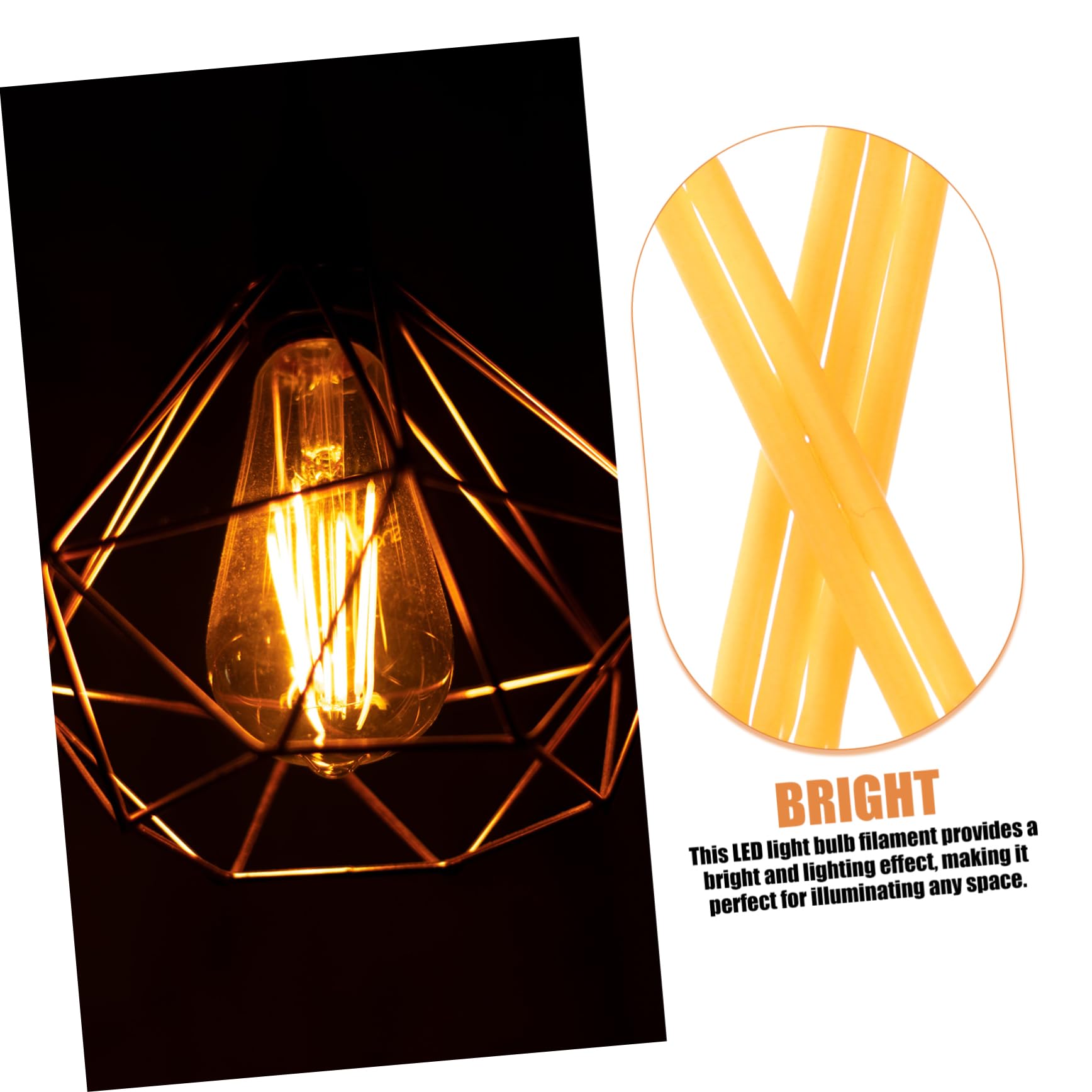 Sewroro 3 Sätze Led Lampen Ersatzteile Warmlicht Led Faden Für Diy Reparatur Und Beleuchtung Energieeffizient Und Vielseitig Einsetzbar 100 Stück * 3
