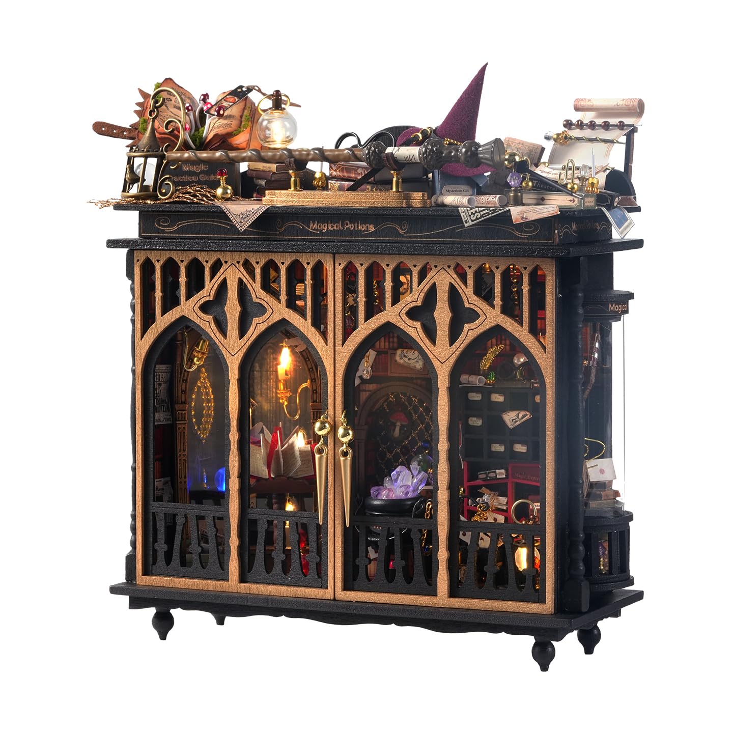 Spilay Miniature House Kits for Adults, Starspell Cabinet Dolls House