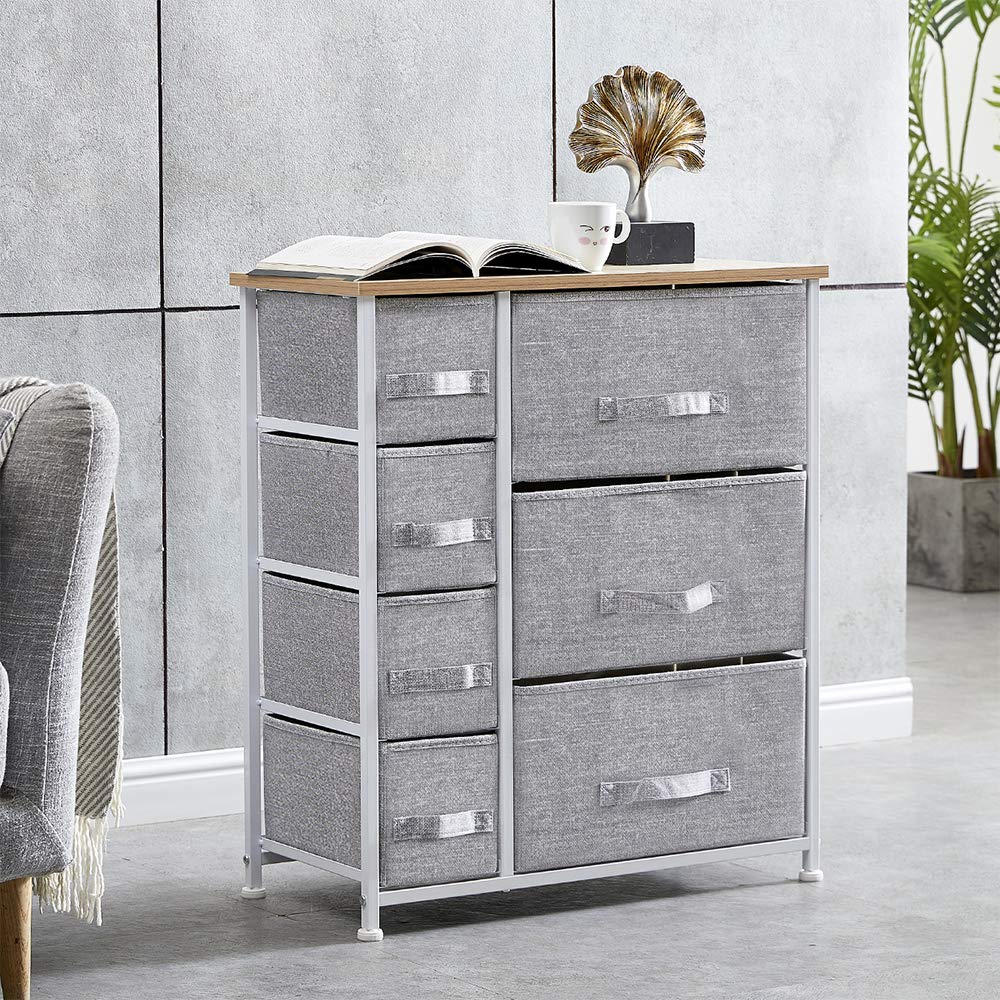 Buy BOJU Bedroom Chest of Drawers Sideboard Grey Large Living Room Unit