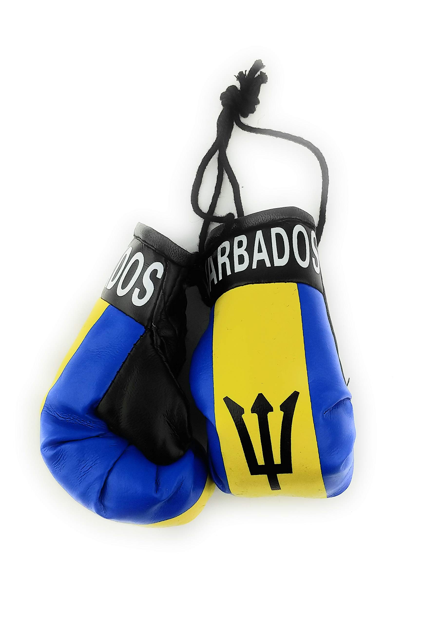 Red Hat Ent Hanging Car Mirror Mini Boxing Gloves (Barbados)