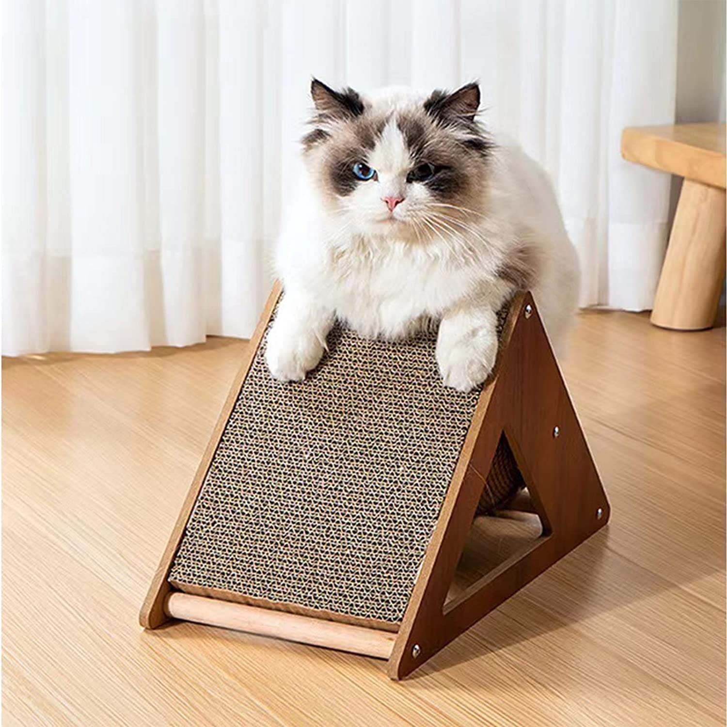 Rascadores para Gatos Almohadilla Para Rascar De Cartón Corrugado De Reciclaje Duradero Para Protección De Muebles, Cuenco Rascador Para Gatos, Juguete De Entrenamiento Para Gatos Afilador de uñas par
