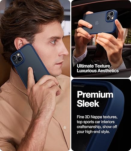 Miniatura 87 de TORRAS - Funda a prueba de golpes para iPhone 14 (contra caídas de grado militar de 10 pies), elegante, parte trasera translúcida y borde suave