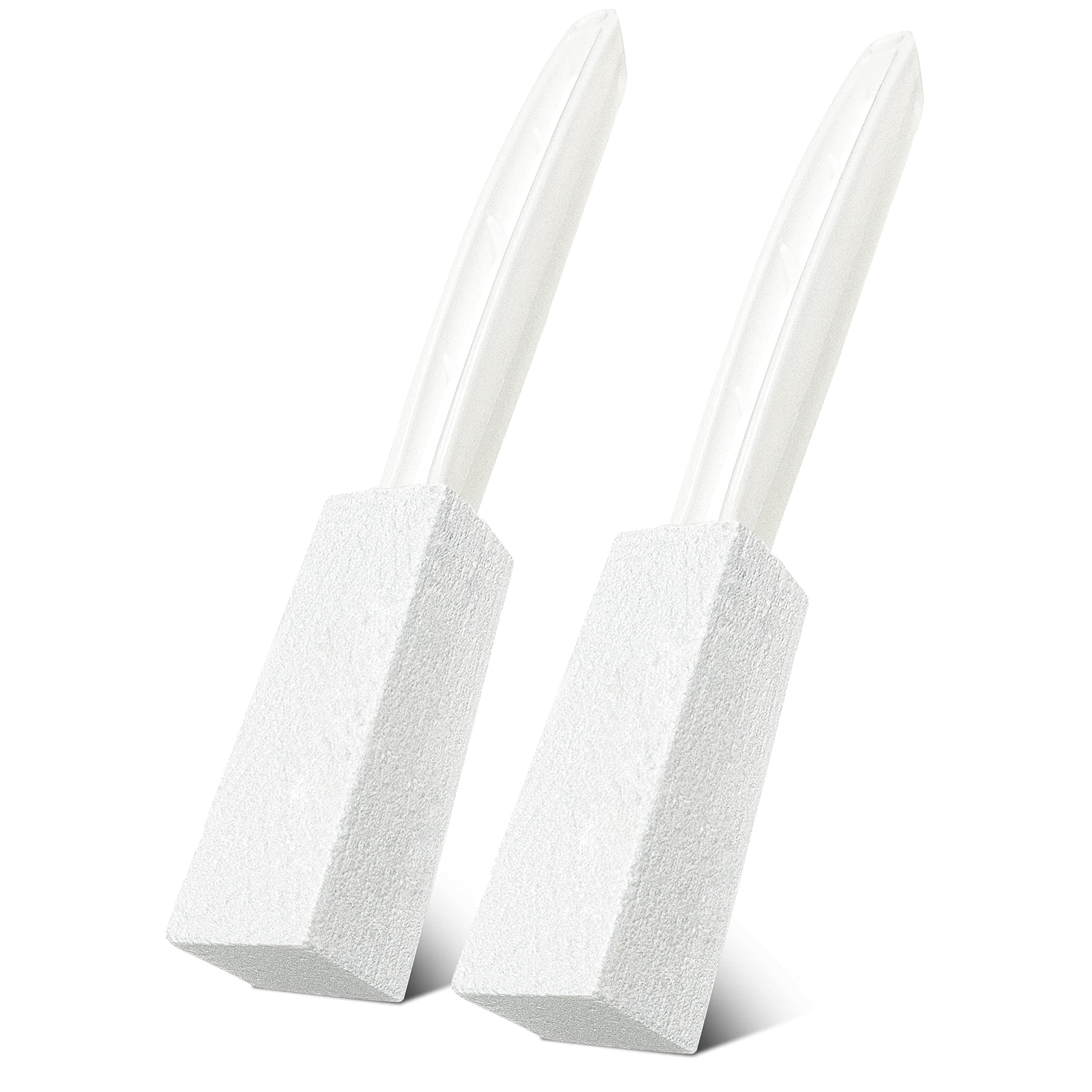 Kadden 2 Pack Toilet Cleaner Hard Water Build up Remover with Ergonomic Handle, Pumice Stone Cleanning Tool Stain Hard Water Ring Cleaner for Toilet,