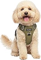 Vista 1 de Funfox Arnés para perro sin tirones, arnés de chaleco ajustable para mascotas, material súper suave con mango vertical, fácil control, paseo