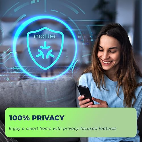 Miniatura 9 de Lightinginside Matter - Bombillas inteligentes equivalentes de 100 W, compatibles con AlexaApple HomeSiriGoogle HomeSmartThings, A19 E26 WiFi RGBCW