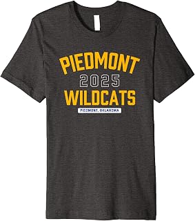 Piedmont Wildcats Piedmont, Oklahoma 2025 Premium T-Shirt