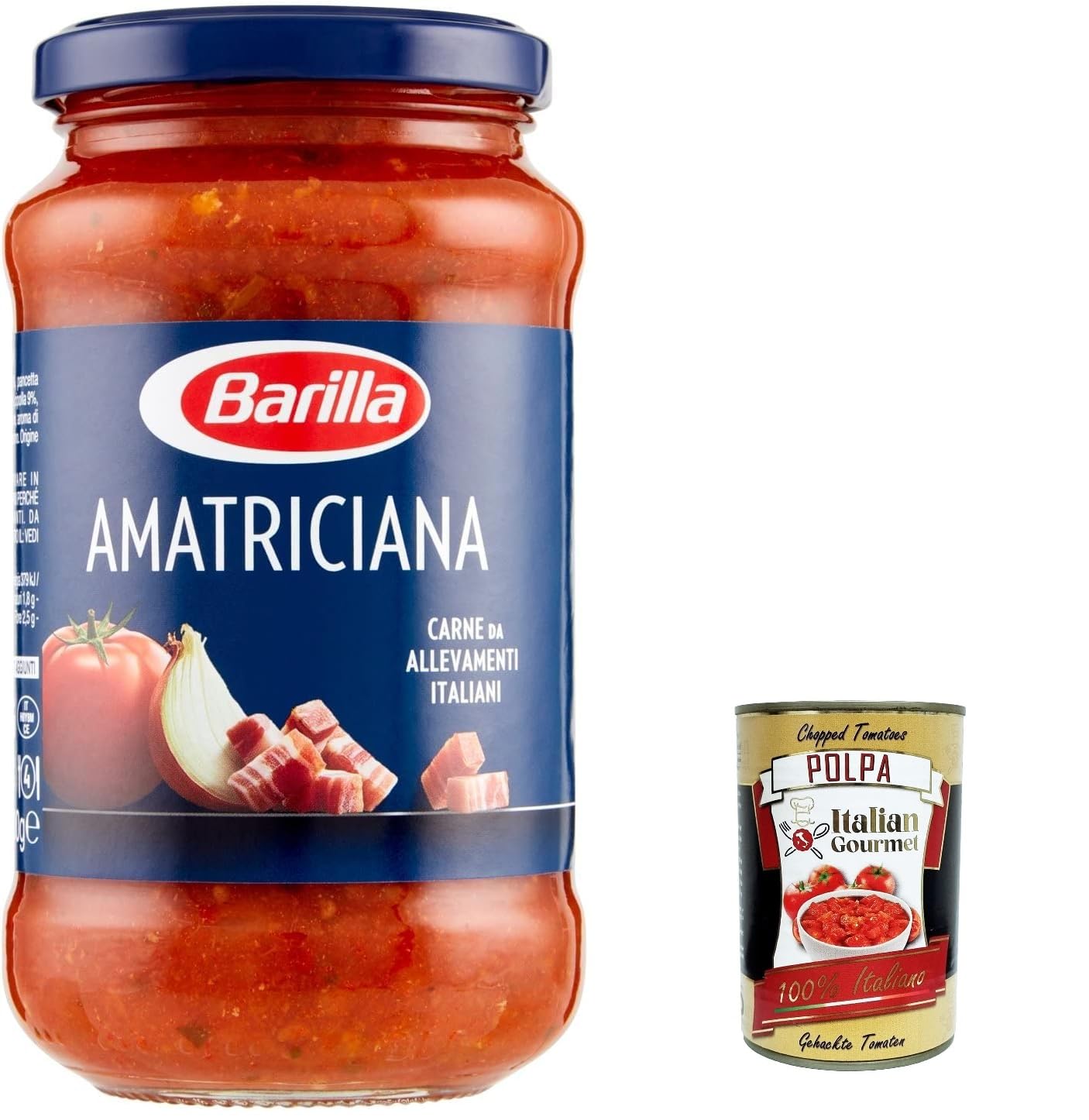 Italian Gourmet Amatriciana salsa per pasta Tomatensauce Speck 12 x 400g
