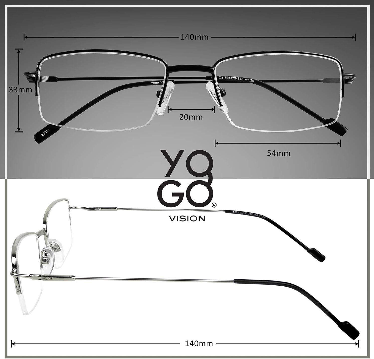 Fеаturеd Prоduсt 4 Pack Reading Glasses for Men Women Spring Hinge Eyeglasses Lightweight Metal Readers +2