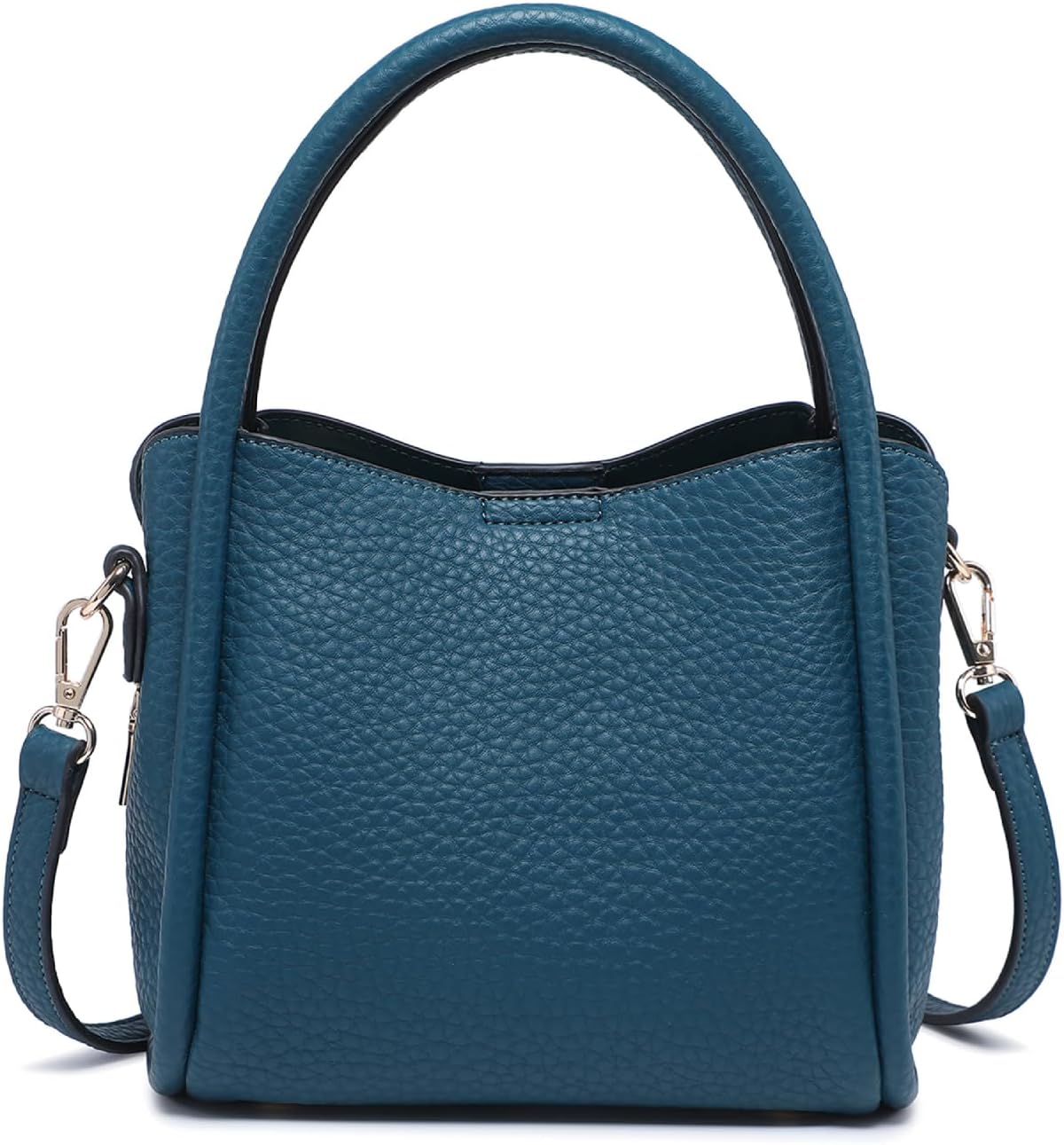 Ruby Handbags and Purses Vegan Leather Shaped Top Handle Satchel Ladies Shoulder Tote Bag Hobo Purse for Women