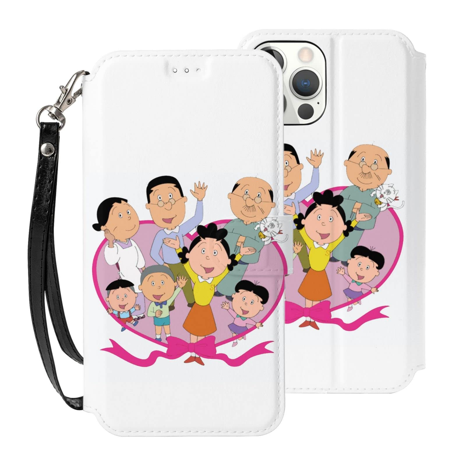 ♡さん　iPhone Amazon.co.jp: サザエさん IPhone12用ケース 手帳型 スマホケース 携帯
