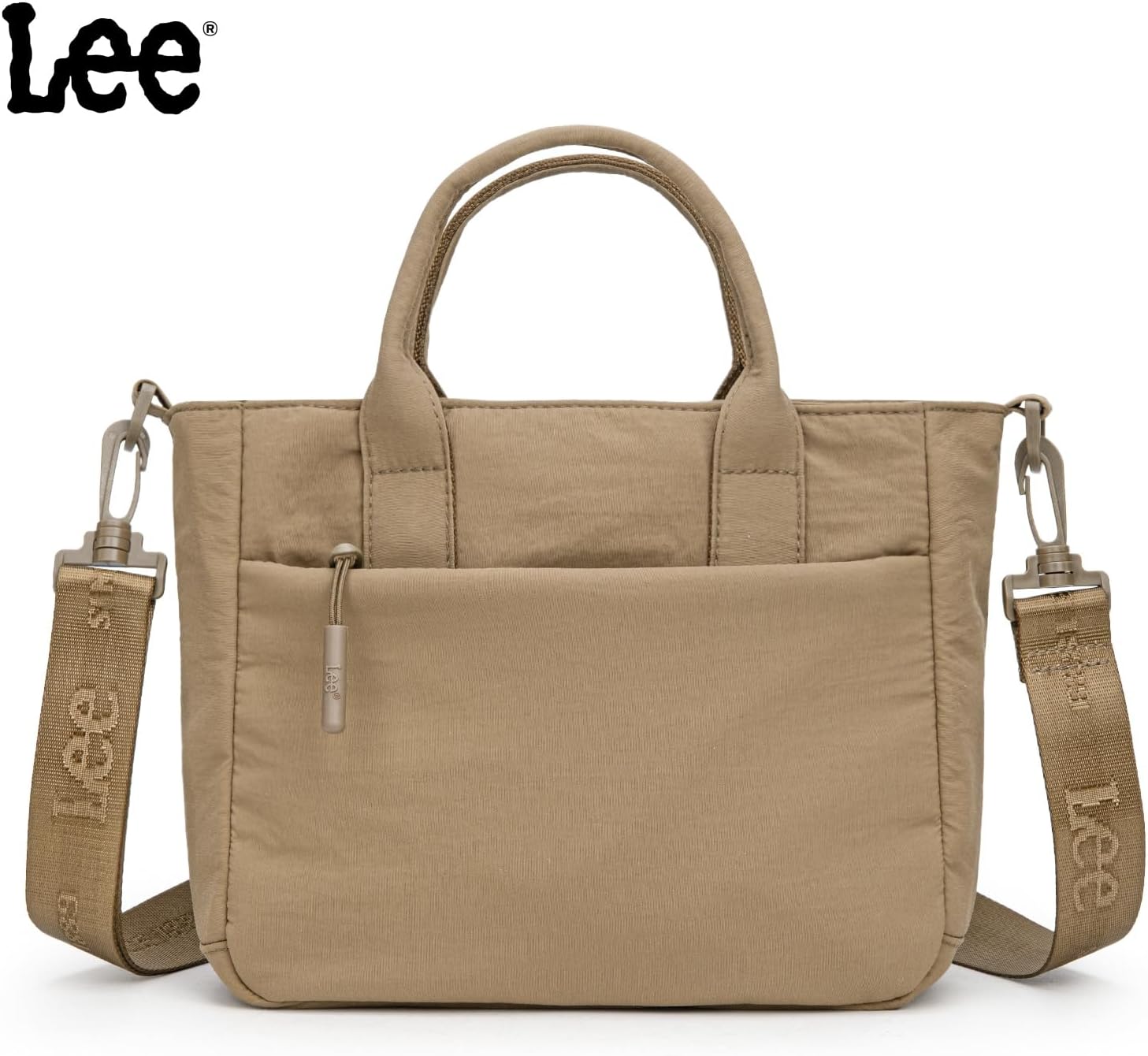 Lee Tote Bag for Women Small Tote Bag Nylon Lightweight Crossbody Purse with Multiple Pockets for Work Travel & Everyday Use