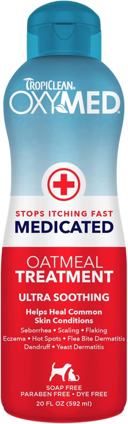 tropiclean oatmeal medicated shampoo