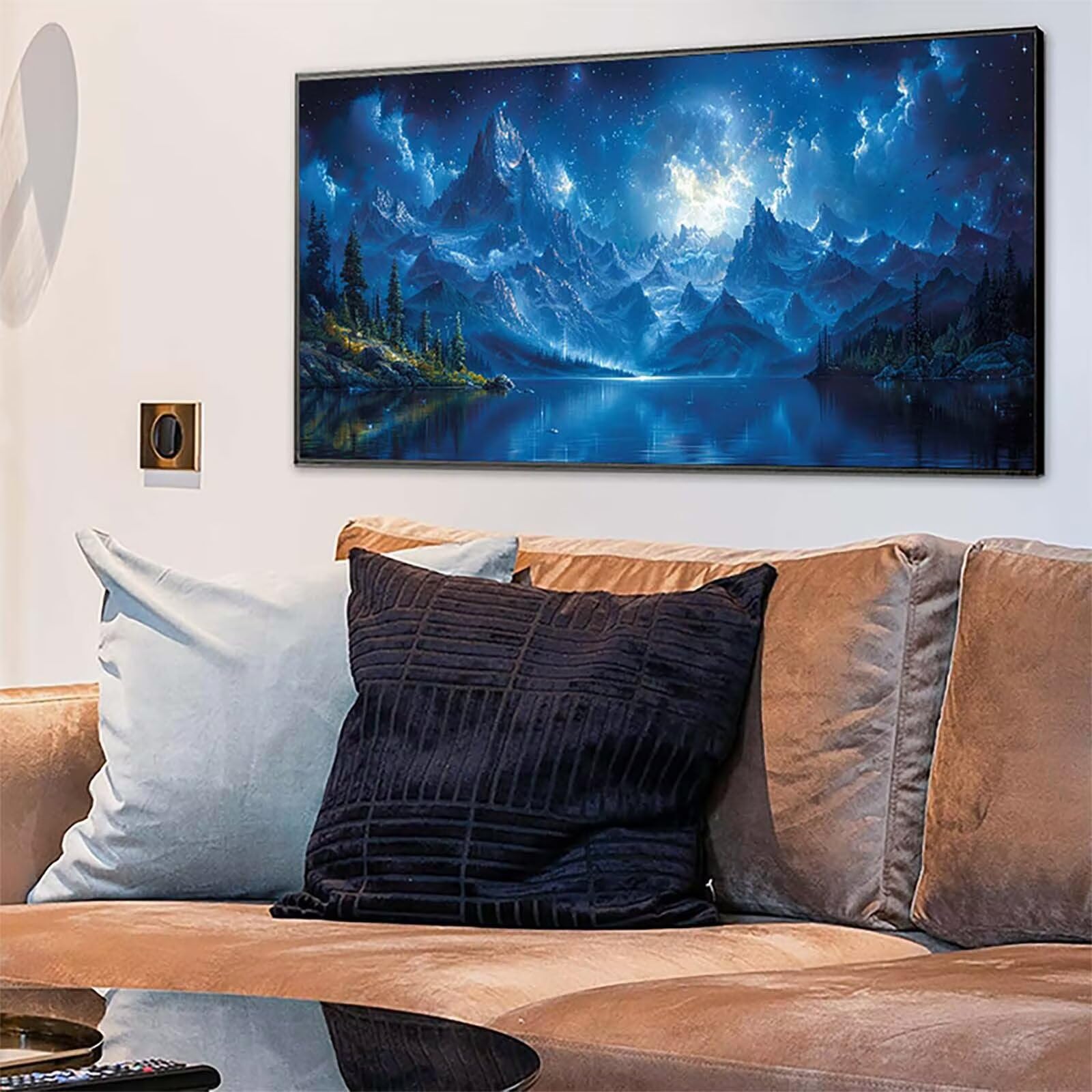 Montagna Diamond Painting Grandi Dimensioni 50x100cm, Diamond Painting 4-10