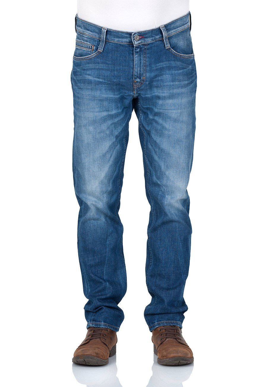 Mustang Men's Blue Oregon Tapered Jeans, 33W / 34L Uk
