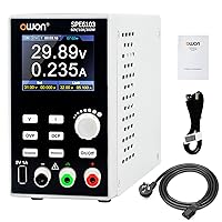 Vista 7 de OWON SPE3051 Fuente de alimentación programable de laboratorio (0-30V 0-5A), fuente de alimentación CC de banco de 150 W con pantalla LCD de 2.8