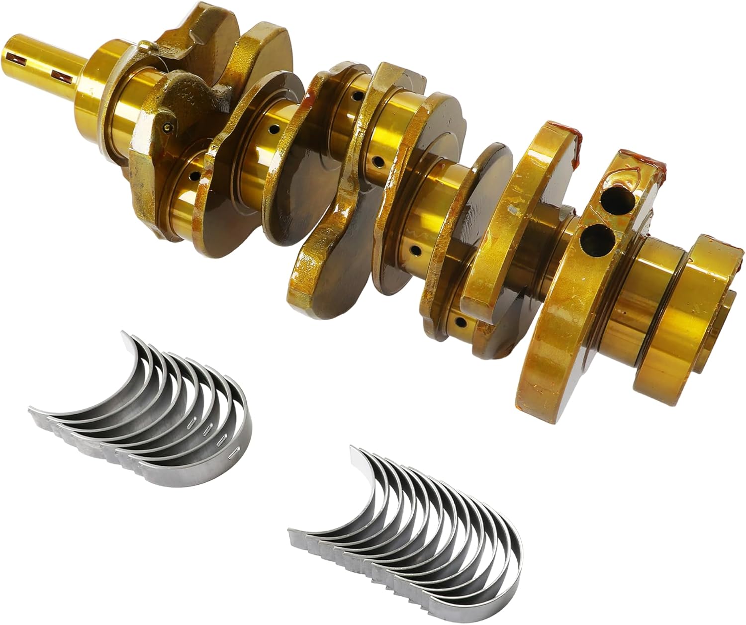 G6DH 3.3 Crankshaft with Main & Con-Rod Bearing Kit Fit for Hyundai Santa Fe Azera Kia Sorento Sedona Cadenza G6DH 3.3L 2011-2019 Replace#623R6-3CA0A 23110-3CFA0 23110-3L100 623R6-3CA00