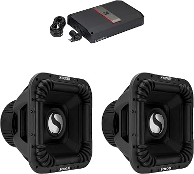 KICKER (2 49L7X152 - SoloX L7X 15-Inch & LX3000.1 Mono Amplifier