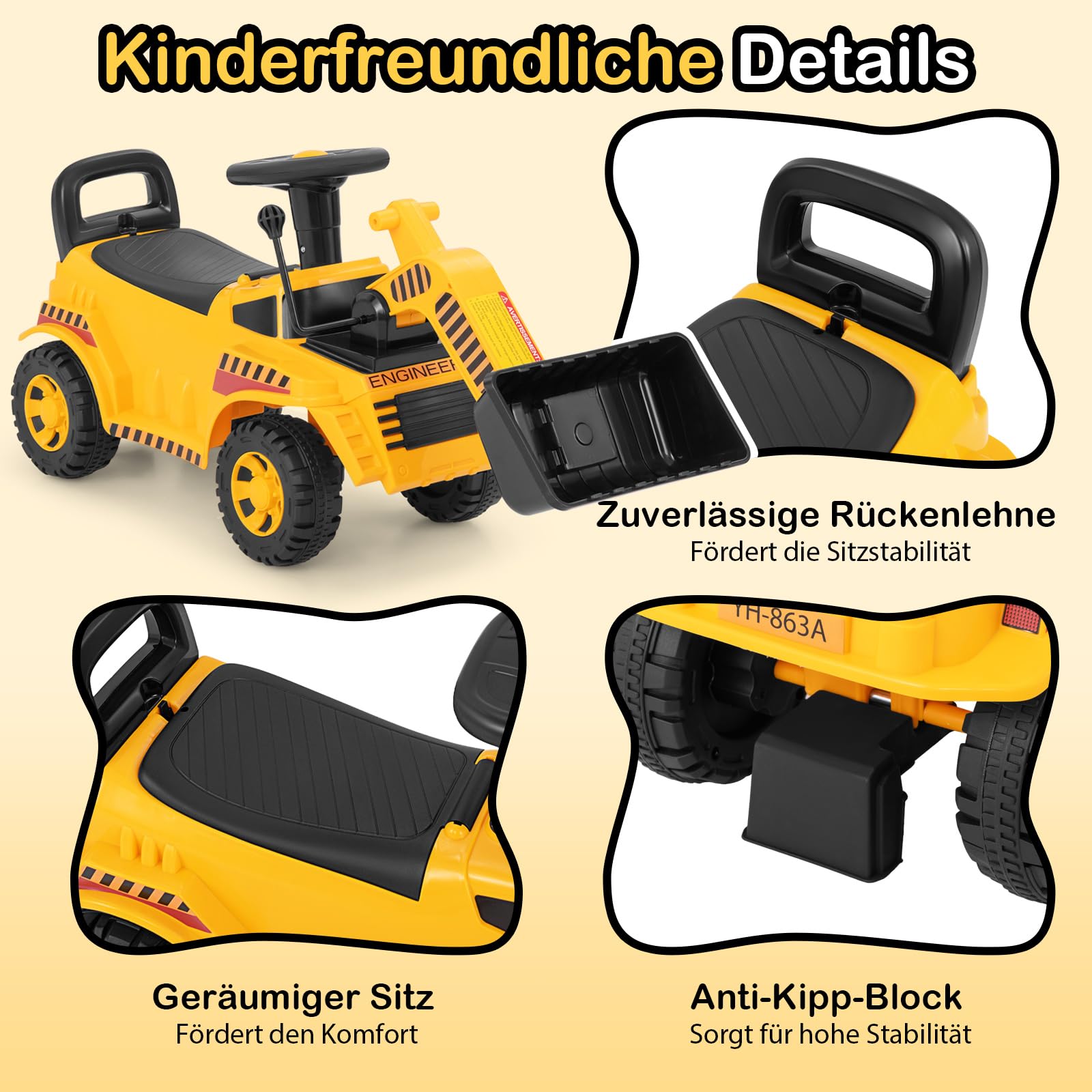 Zand Graafmachine - De Bruine Speeltoestellen