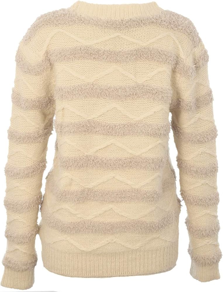 Fate by LFD Cowl Neck Chevron Knit 