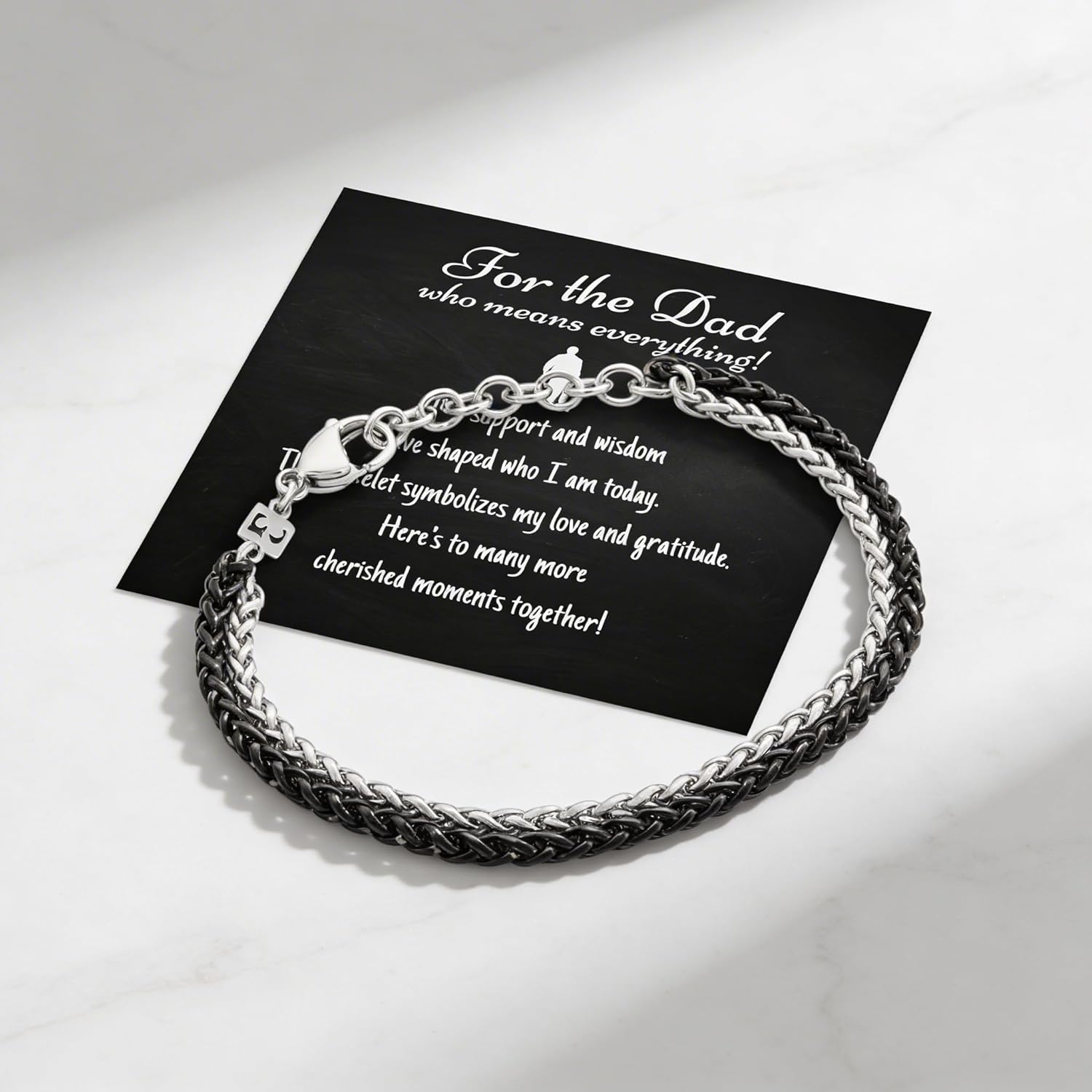 Galis Mens Bracelet - Stainless Steel, Non Tarnish Rope Chain Bracelets, Stylish Gift for Men, Dad, Husband, Boyfriend, Bestfriend - Image 3