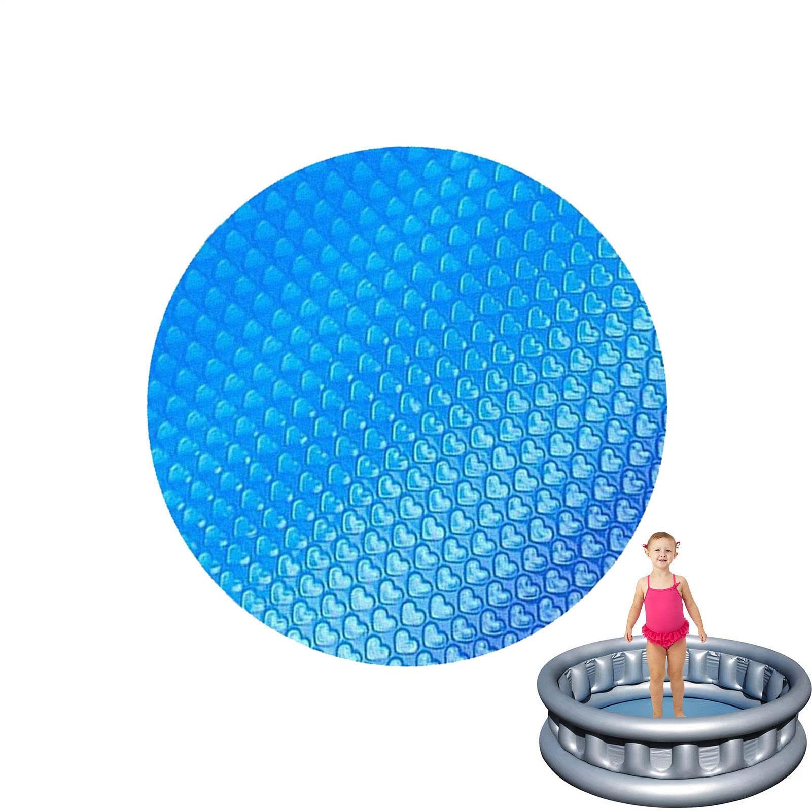 Cubierta Solar para Piscina, Cubierta Solar de Burbujas, Manta térmica para Piscinas, para Piscinas en el Suelo y sobre el Suelo, 300 cm