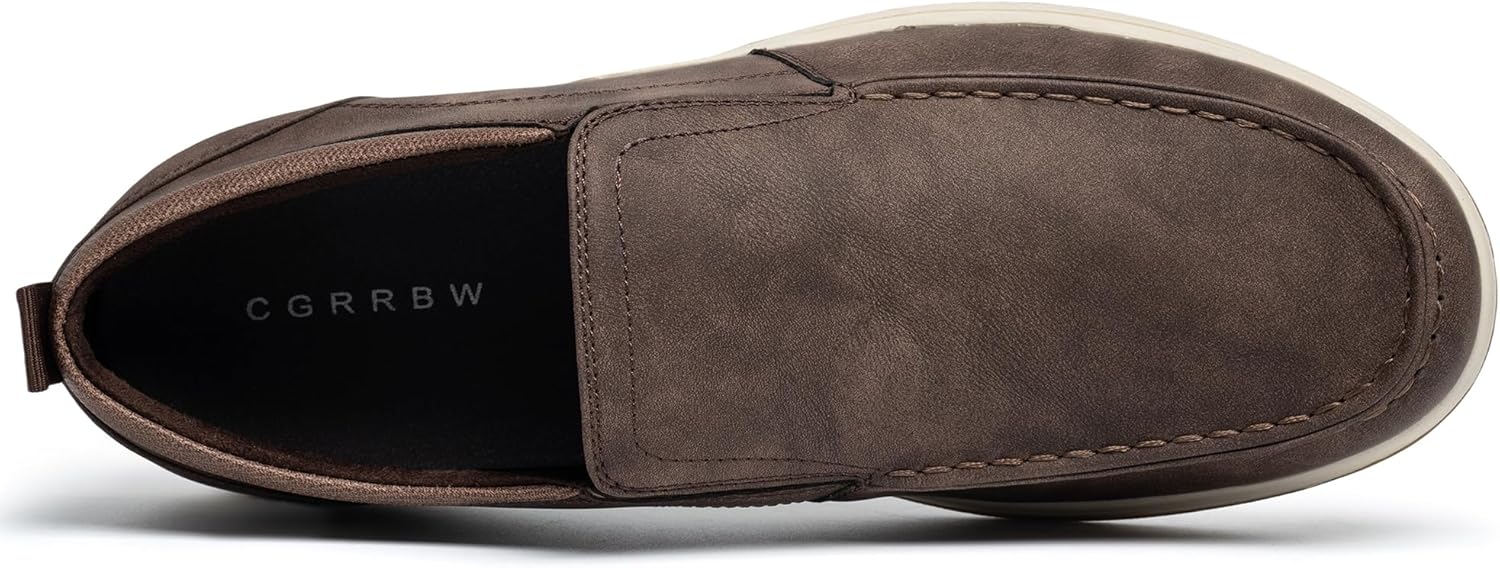 Men's Slip on Shoes, Casual Walking Loafers with Arch Support, Orthopedic Shoes Lightweight Non Slip Sneakers - Image 4