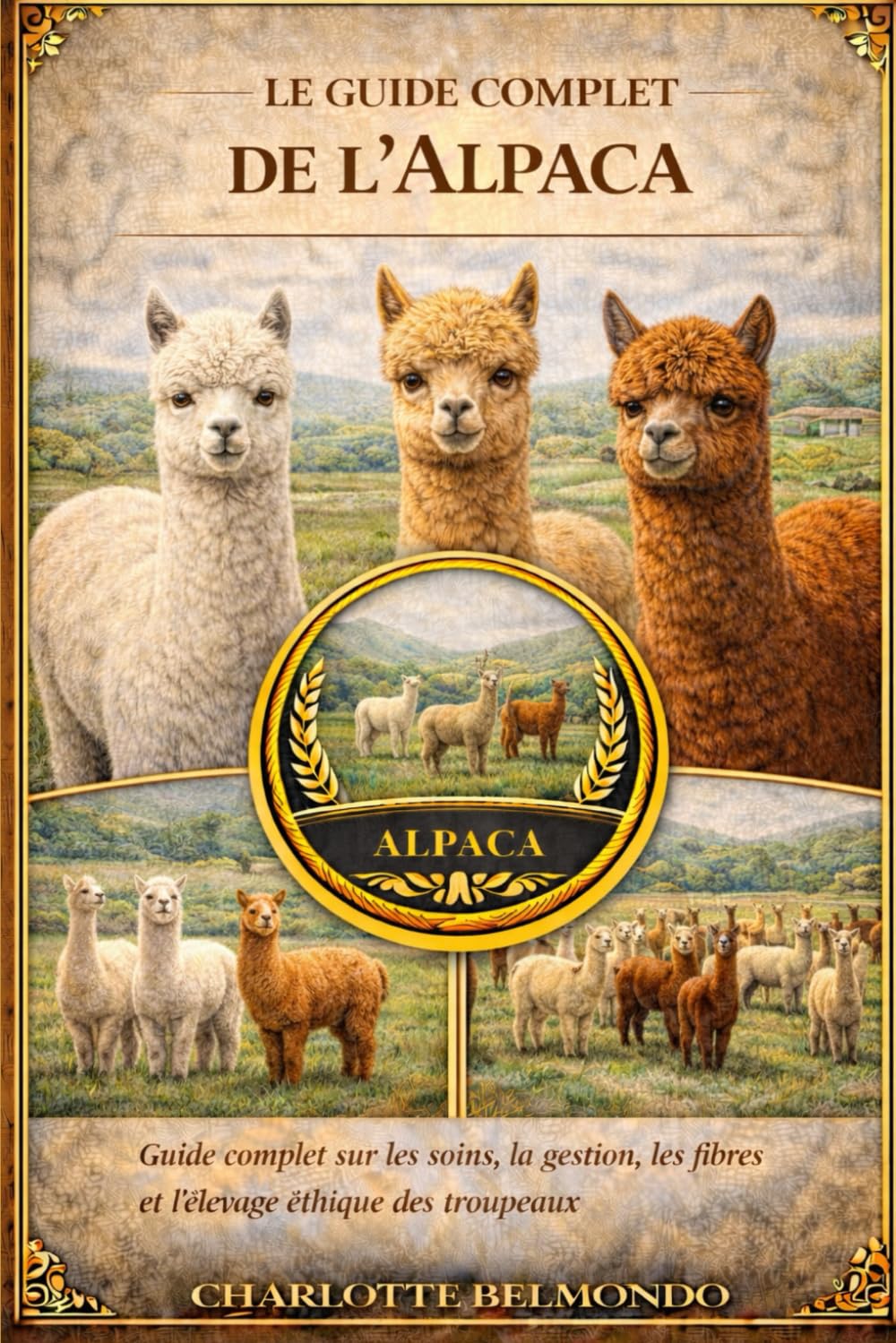 LE GUIDE COMPLET DE L'ALPACA: Guide complet sur les soins, la gestion, les fibres et l'élevage éthique des troupeaux