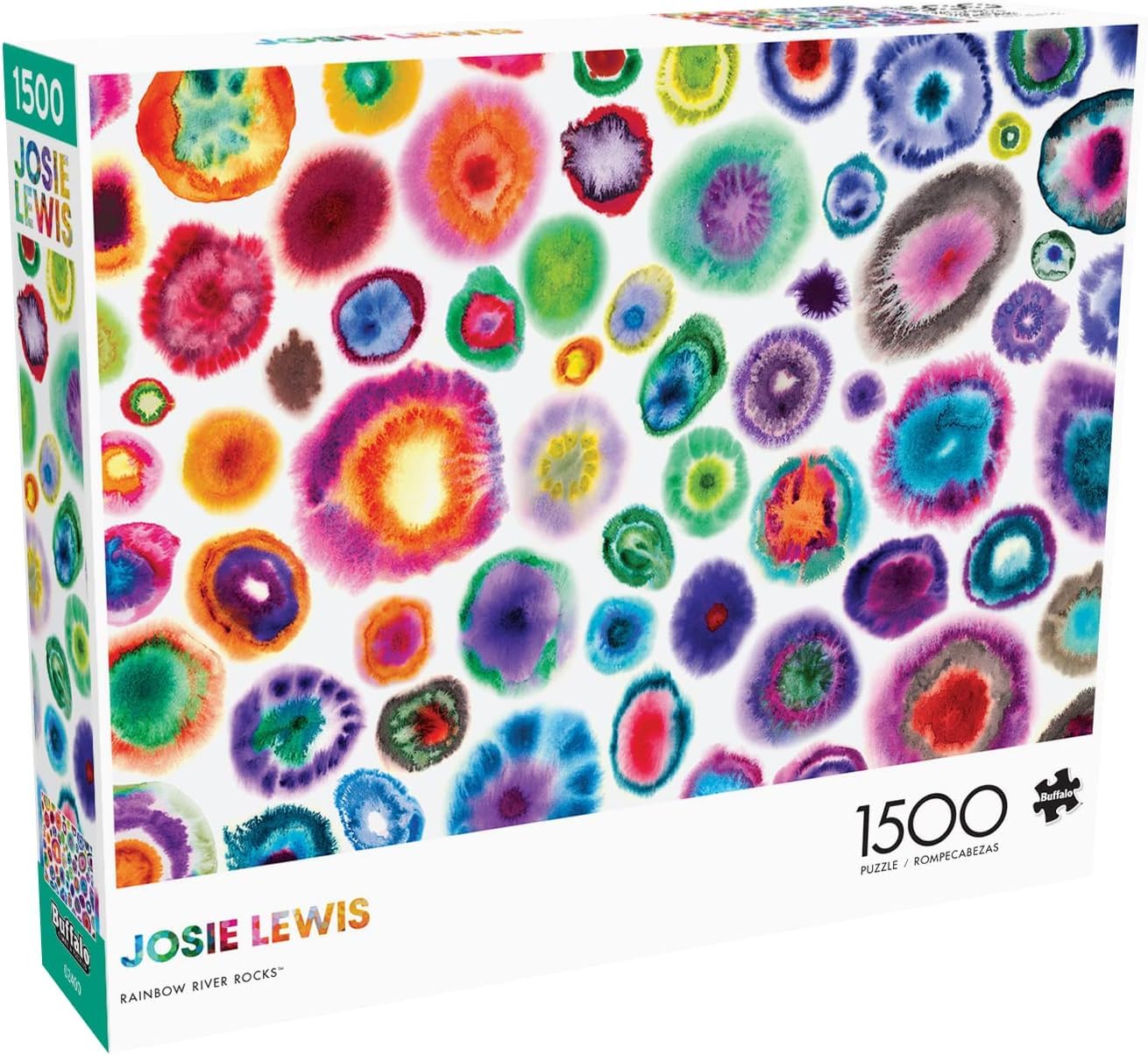 Buffalo Games - Josie Lewis - Rainbow River Rocks - 1500 Piece Jigsaw Puzzle