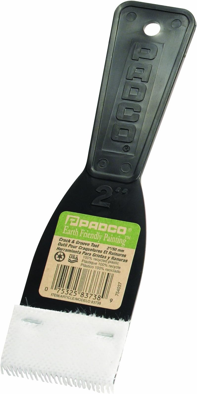 Padco 83738 Earth Friendly Painting Crack and Groove Tool, 2-Inch