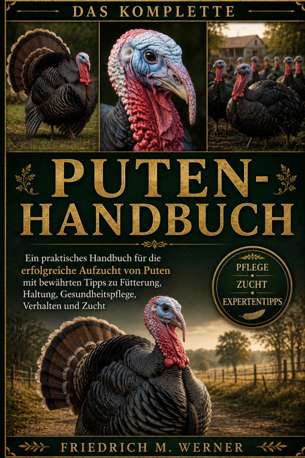 TURKEY HANDBUCH: Ein praktisches Handbuch für die erfolgreiche Aufzucht von Puten mit bewährten Tipps zu Fütterung, Haltung, Gesundheitspflege, Verhalten und Zucht