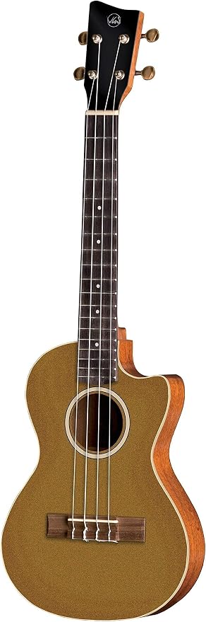 Amazon.com: GEWA Tenor E-Akustik Manoa R-TE-CE-GOLD - Ukelele con funda :  Instrumentos Musicales