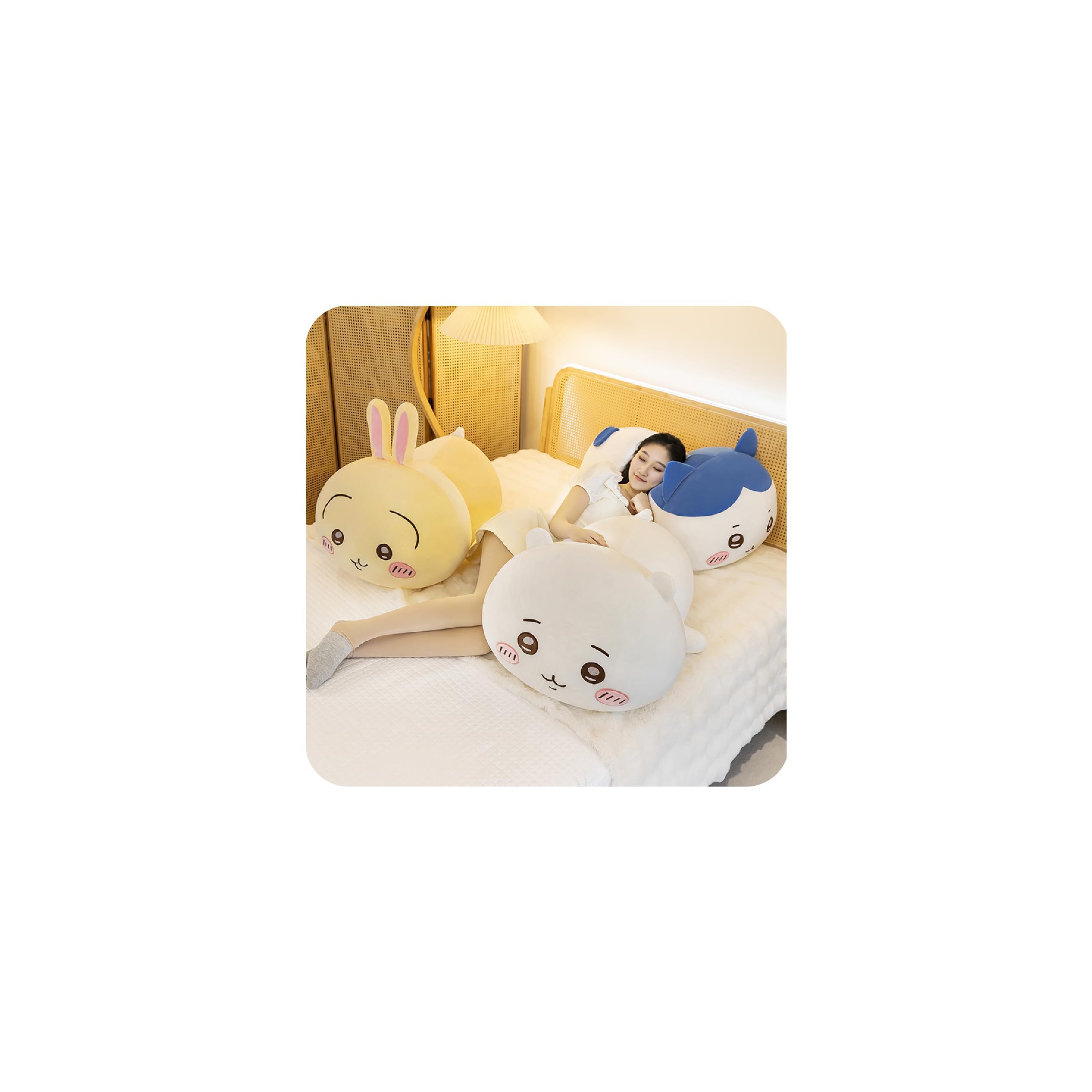 CVHBNUS Hug Pillow Plush Big 31.5 Inches Stuffed Figure Throw Pillows for Home Decor for Game Fans Adults 18 Years and Older (Yellow,31.50 Inches)